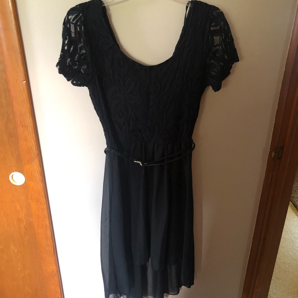 Hot From Hollywood Black Dress